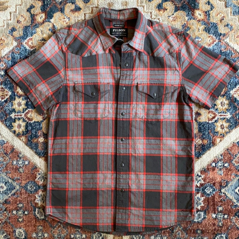 Filson snap front guide ss shirt